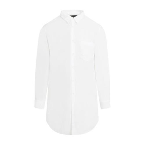 Hvid Klassisk Skjorte til Mænd