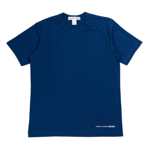 Navy Blue Bomuld T-shirt