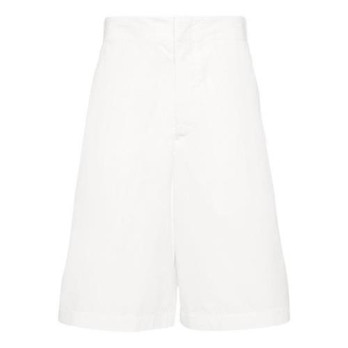 Hvide bomuld Bermuda shorts