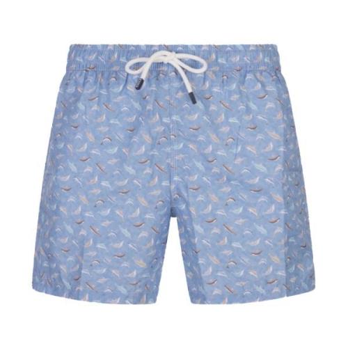 Blå Delfin Badeshorts