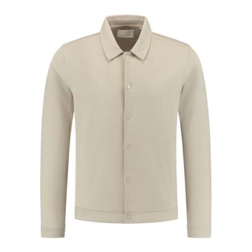 Casual Overshirt med Snap Button Lukning