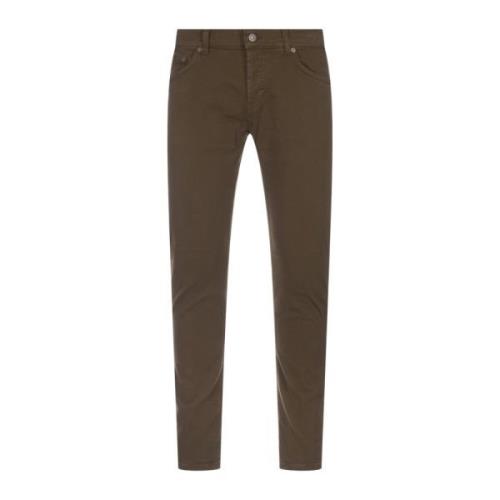 Grøn Militær Slim Fit Jeans