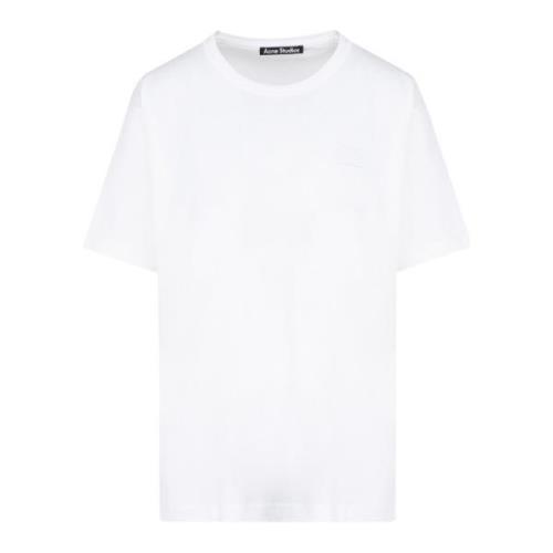 Hvid Bomulds T-Shirt Regular Fit