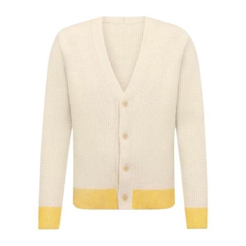 Hvid V-Hals Sweater AW22