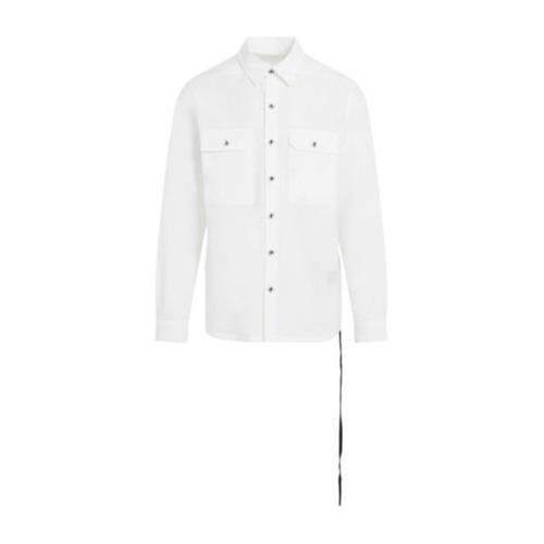 Hvid Bomuld Overtrøje Skjorte