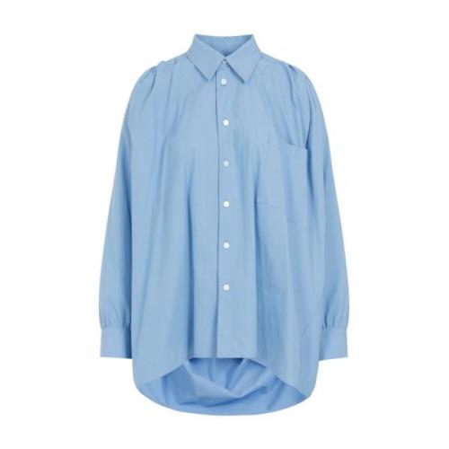 Lysblå bomuldsskjorte