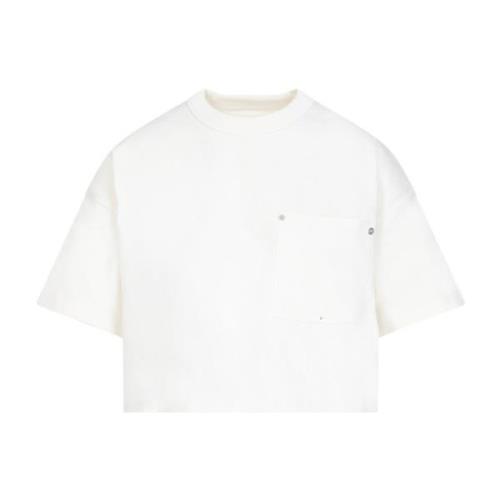 Hvid Bomulds T-shirt SS24