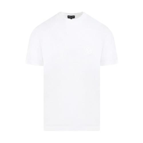 Hvid Bomulds T-Shirt