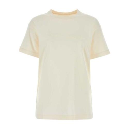Ivory Bomuld T-Shirt