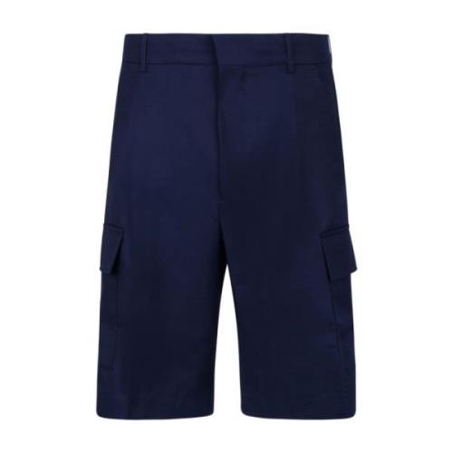 Navy Blue Cargo Shorts