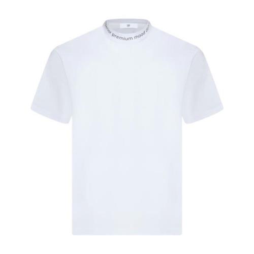 Hvid Grafisk Print T-shirt