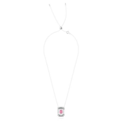 Chroma Octagon-Cut Pink Necklace