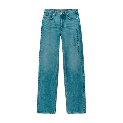 Blå Bootcut Jeans