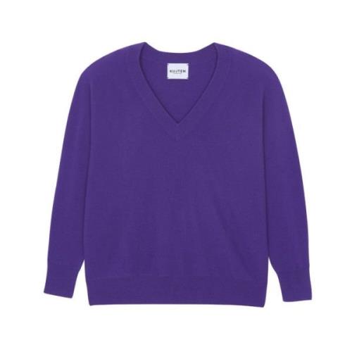 Dyb Lilla Kasjmir Sweater