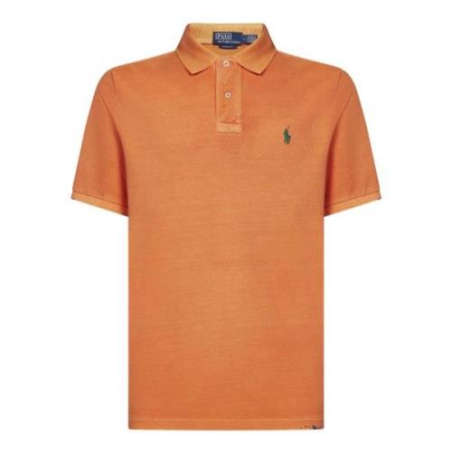 Orange Polo Shirt Klassisk Pasform