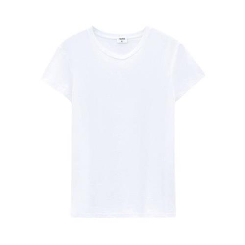 Hvid Bomuld T-shirt