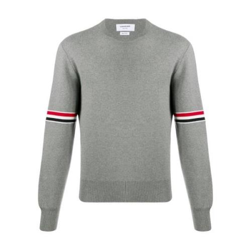 Grå Crew Neck Milano Stitch Jumper