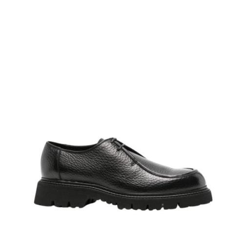 Sort Broderede Loafers