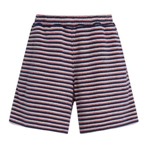 Stribet terry shorts