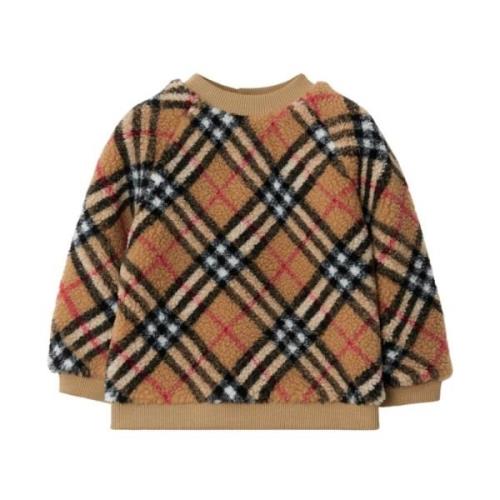 Vintage Check Crew Neck Sweater