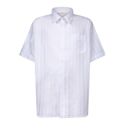 Hvid Bomuld T-Shirt Polo Klassisk Stil