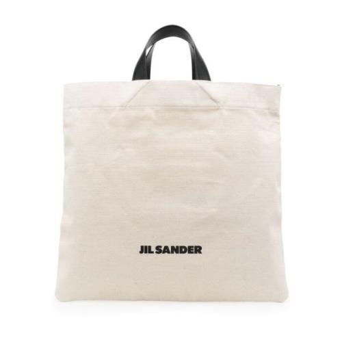 Hvid Logo Tote Taske