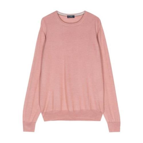 Silke Uld Sweater Pink