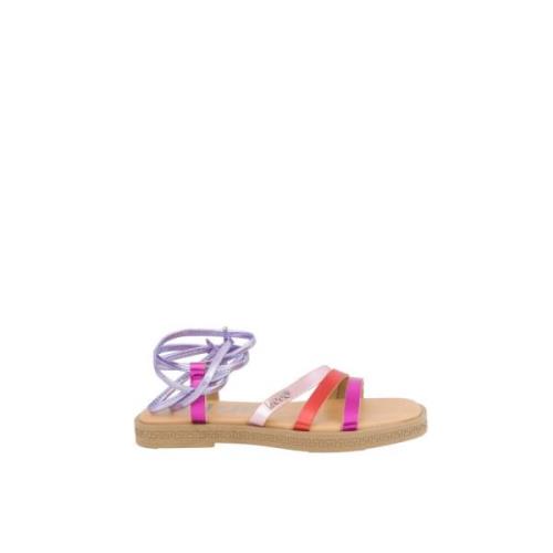 Multifarvet Sandal til Stilfuld Sommerlook