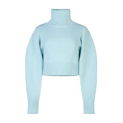 Cashmere Turtleneck Pullover Light Blue