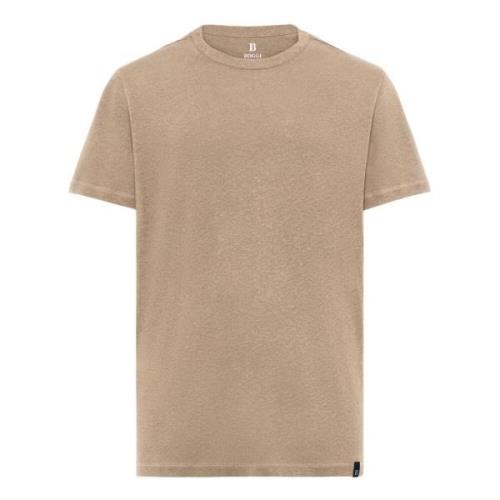 Ss Mixed Linen Cotton Jersey T-Shirt