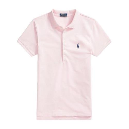 Pink Polo Shirt med Pony Logo