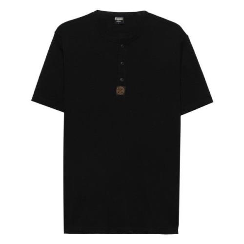 Sort Henley T-Shirt