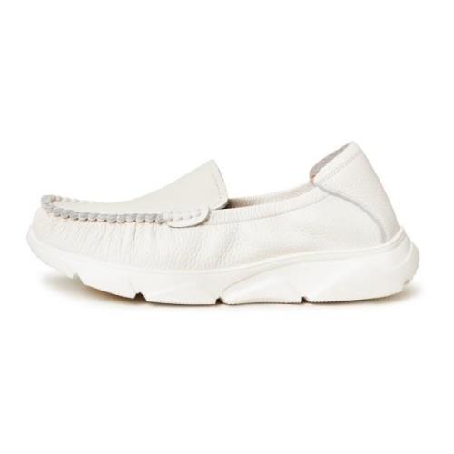 Hvide Platform Moccasins