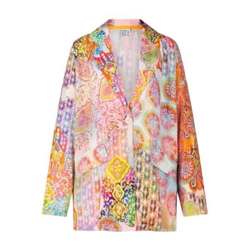 Farverig Paisley Print Blazer