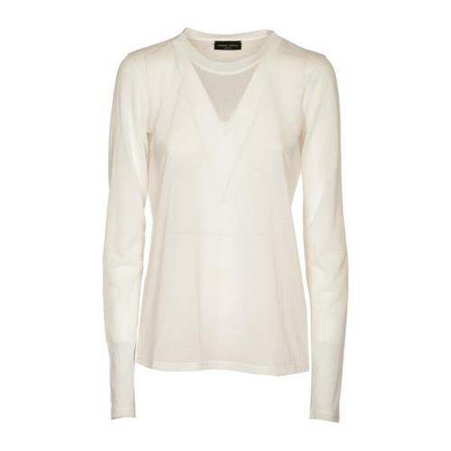 Hvid Sweater GIROCOLLO ML