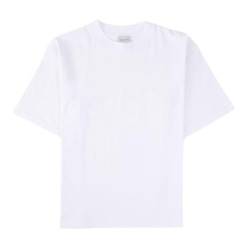 Oversized Rund Hals Bomuld T-Shirt