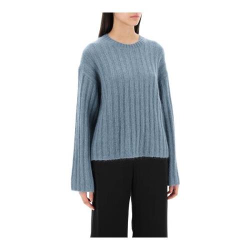 Ribstrikket Pullover Sweater