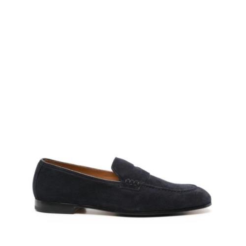 Blå Penny Loafers