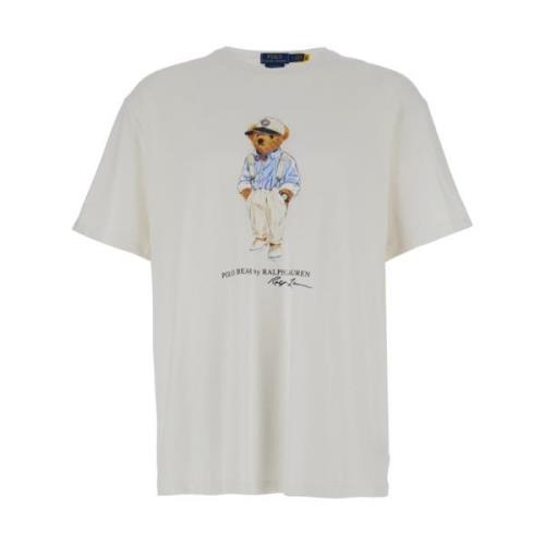 Teddy Bear Logo Hvid T-shirt