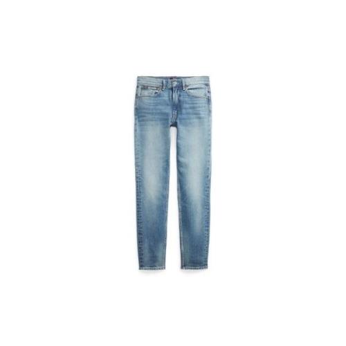 Blå Skinny Ankel-Længde Jeans