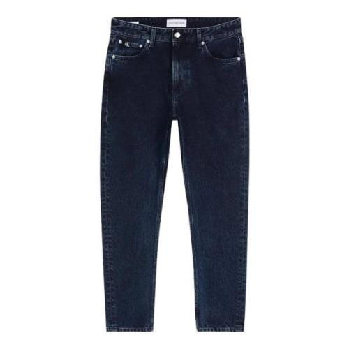 Mørk Denim Dad Jeans