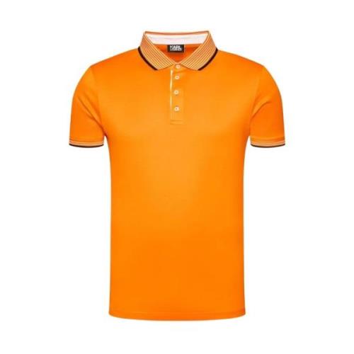 Orange Bomuld Polo Skjorte Regular Fit