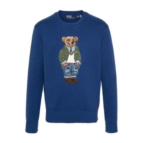 Blå Polo Bear Sweater