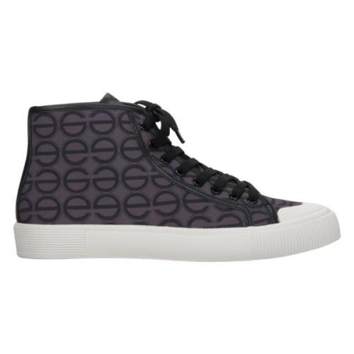 Sort & Lilla High-Top Kvinders Sneakers ER00112705