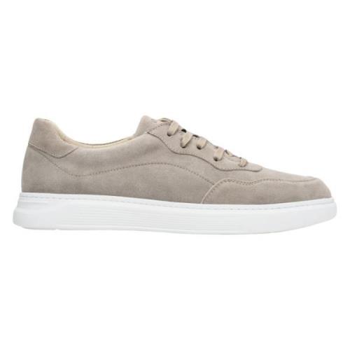 Herre Grå Velour Lav-Top Sneakers ER00112951