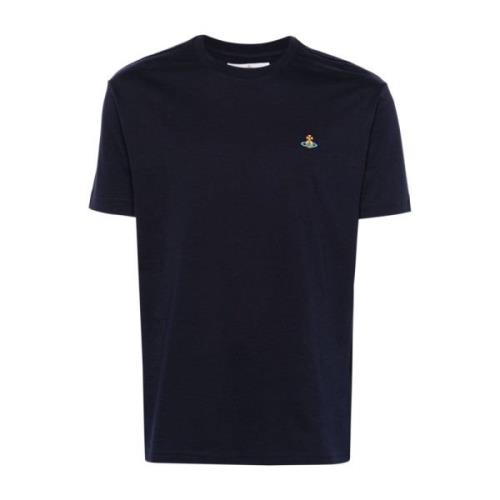 Blå Jersey T-shirt med Orb Logo