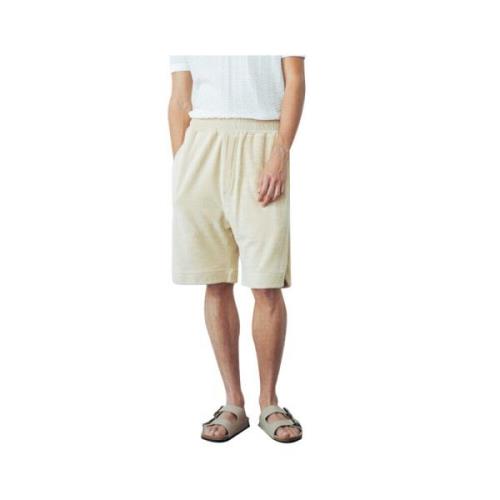 Beige Shorts Casual Elegant Stilfuld