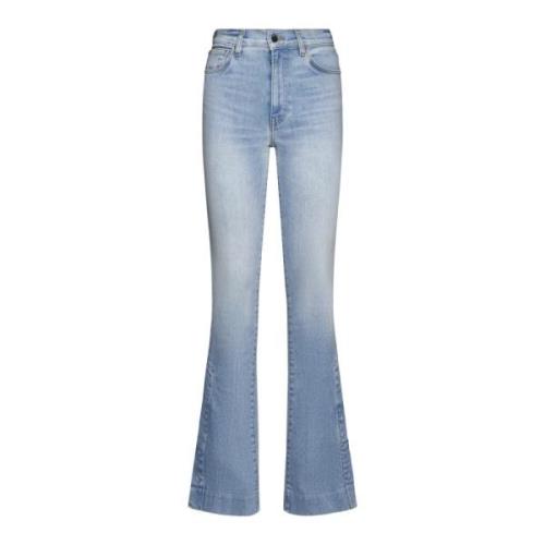 Blå Bootcut Denim Jeans