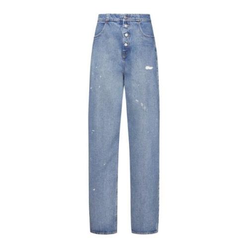 Blå Jeans med 5 Lommer