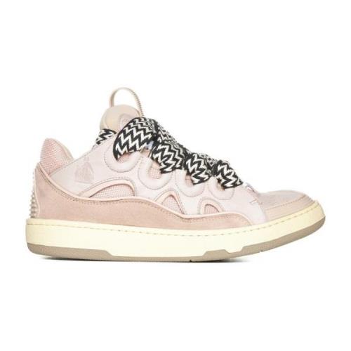 Rosa Curb Lace-Up Sneakers